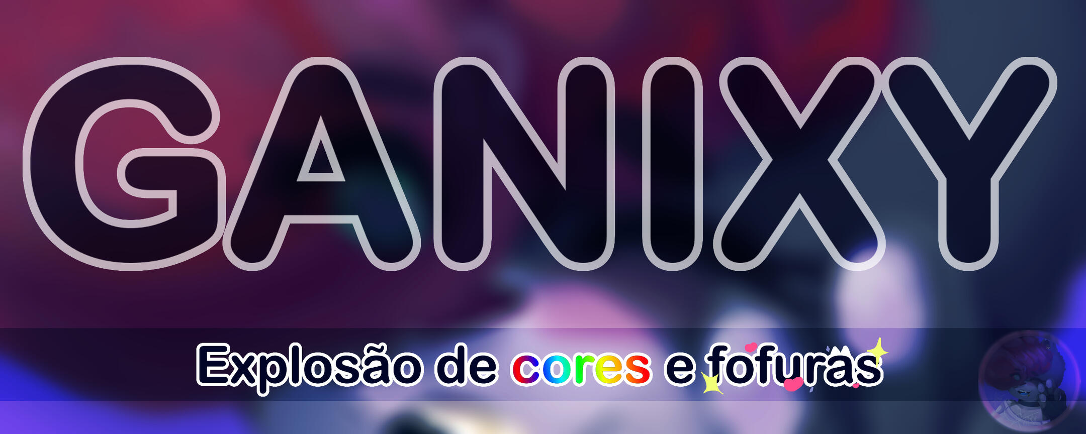 Banner com meu nome de artista e slogan